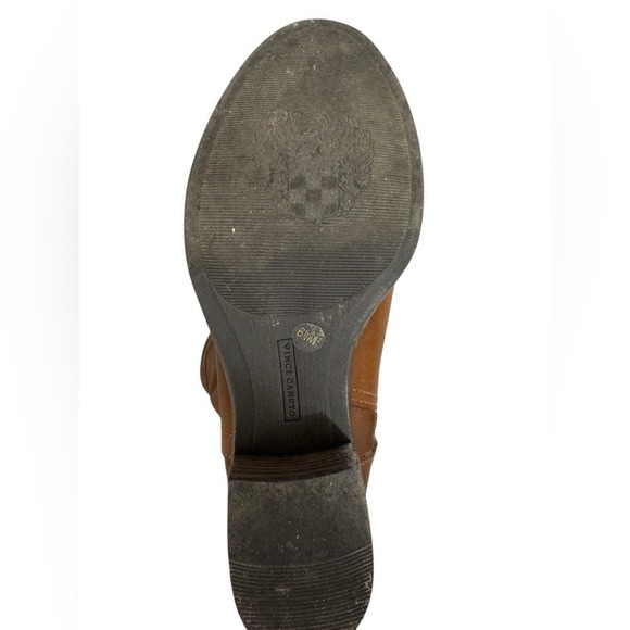 Vince Camuto Bendra Leather Over the Knee Boots Brown Braided Detail Sz 6.5M - Picture 8 of 8